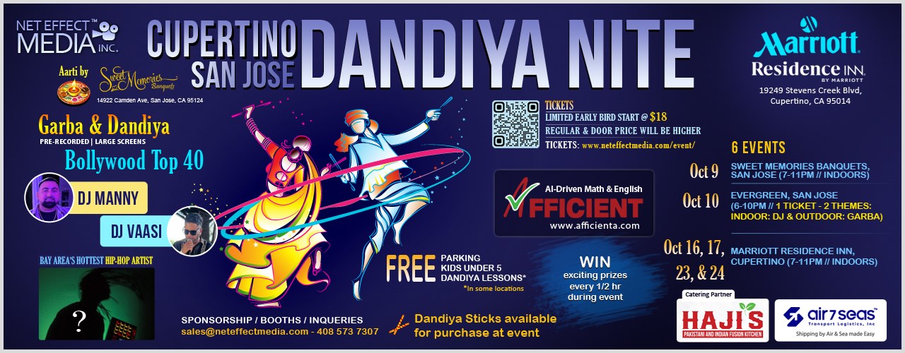 San Jose | Cupertino Dandiya Nite - Oct 23th 2026